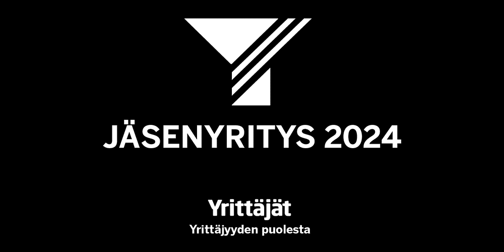 Suomen Yrittajat jasenyritys -logo